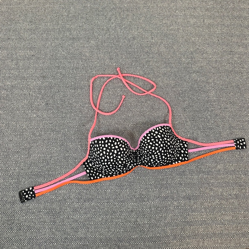 VICTORIA'S SECRET - Polka Dot Colorblock Bikini Top